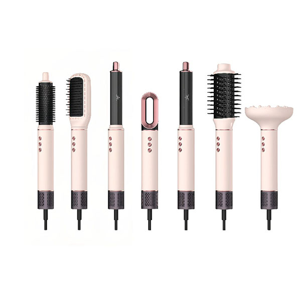 Multi-Function Hair Styler BYS-858 | 7-in-1 Blow Dry, Straighten & Curl with High-Speed Motor Multi-Function Hair Styler BYS-858 | 7-in-1 Blow Dry, Straighten & Curl with High-Speed Motor